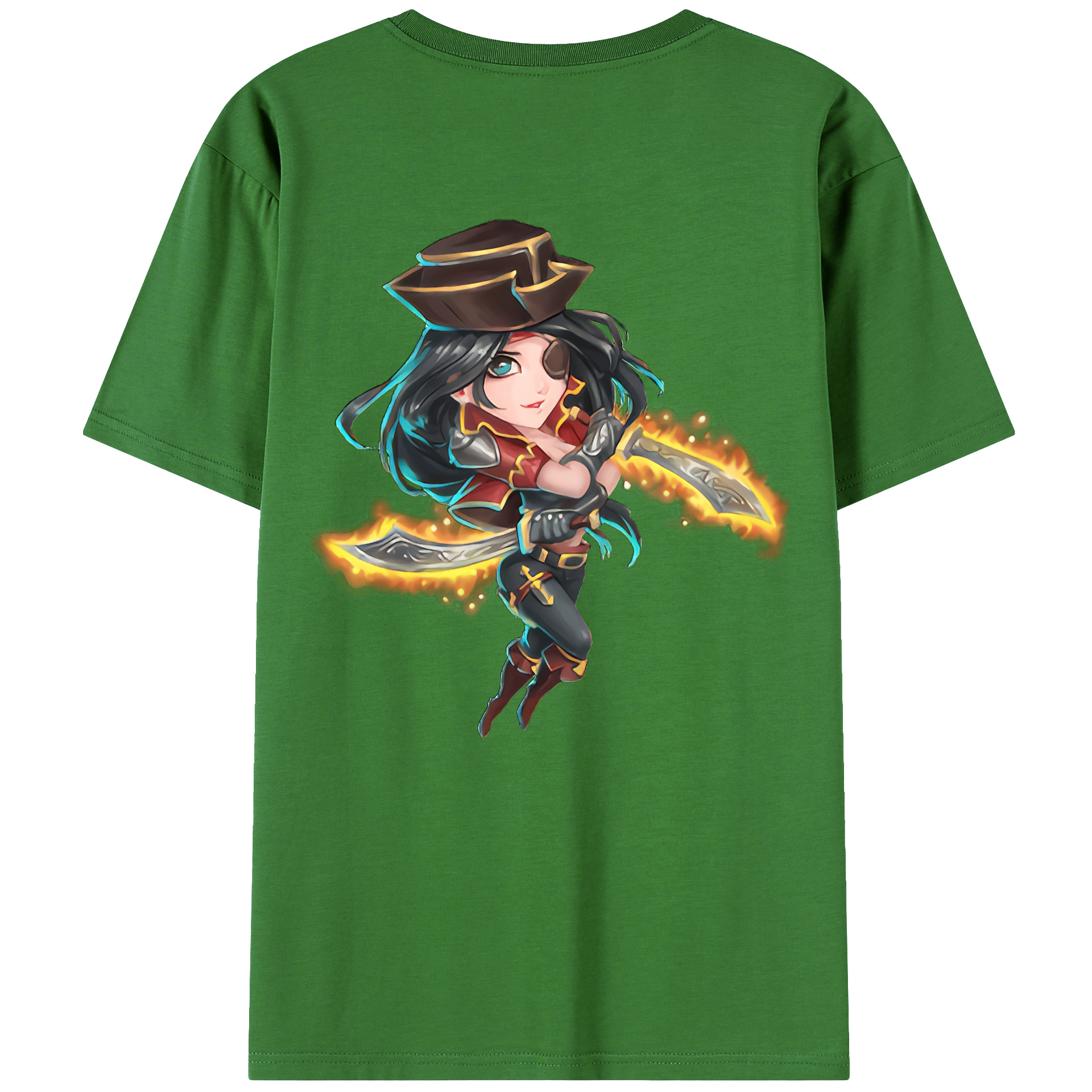 リーグ・オブ・レジェンド League of Legends LOL レディース半袖Tシャツ(バックプリント)